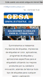 Mobile Screenshot of generaletiquetaje.com